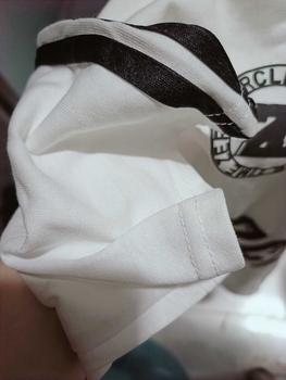 Product Review of Áo phông chất cotton khô cổ tim phối in nổi ( 00:00) form rộng nam nữ from t**9 0