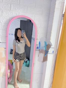 Product Review of BARE_Áo thun ôm tay ngắn vạt bầu phối ren nơ chất thun gân tăm- A363 Nữ Top Women Voi Xám Sơ Mi Đen Cổ Tròn from b** d** s** 0