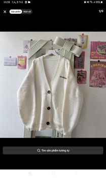 Product Review of Áo cardigan thêu chữ Weekend trắng / đen / xám / nâu from T**y 0