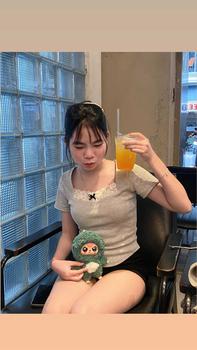 Product Review of BARE_Áo thun ôm tay ngắn vạt bầu phối ren nơ chất thun gân tăm- A363 Nữ Top Women Voi Xám Sơ Mi Đen Cổ Tròn from t** t**h l** h** 0