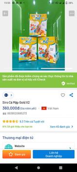 Product Review of Siro cá mập gold x2 ( 1 hộp 30 gói) [Mua 1 hộp tặng kèm 1 ly ống hút màu ngẫu nhiên] và không tặng from D**g m**5 1