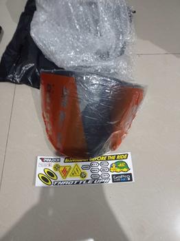 Product Review of Kaca Helm JITSU JS1 Visor Helmet FLAT venom open jitsu jsone flat tebal nyaman JS ONE iridium byThree Maestro tm2 Motorcycle from 𝙫**0 2