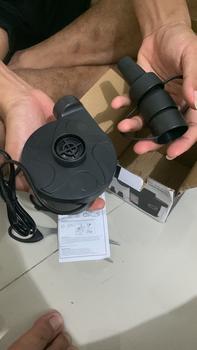 Product Review of Goto [COD] Stormy Pompa Angin Listrik Kolam Renang Kasur Elektrik Air Pump from a**3 1