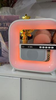 Product Review of Loa Bluetooth G Lớn Phiên Bản Mới Nhất, Kiêm Sạc Nhanh Không Dây 15W, Led RGB, Đồng Hồ Hiển Thị, Nghe Nhạc Cực Hay Củ Loa from T**g T**ỳ L**h e**h 0