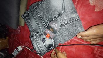 Product Review of Celana jeans denim pria motif sobek straigh slim ripped Stretch Panjang Fit Slimfit Skinny from a**l 2