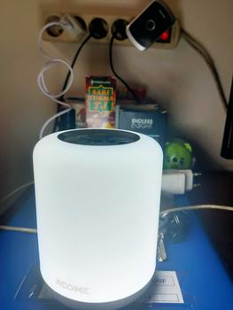 Product Review of 【BISA COD】ACOME IOT Lampu Smart Lembut Melindungi Mata Multicolor 16 Juta Warna Cold Light Warm Light RGB Light Lampu Tidur Pintar Lampu from Z**s 3