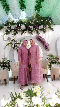 Product Review of Gamis Organza Gamis Kondangan Gamis Modern Gamis Kekinian Gamis Terbaru Gamis Pesta from 🌻**a u** 0