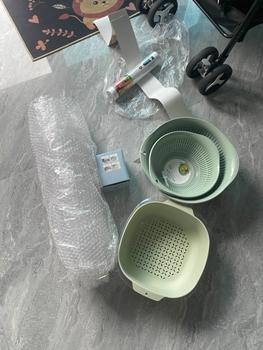 Product Review of Bộ Thau Rổ Vuông Inochi Kitchen 23/27cm - Rửa Rau, Bảo Quản Thực Phẩm, Tiện Lợi, An Toàn, Kháng Khuẩn from p**o 0