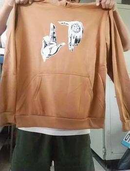 Product Review of YXF HOODIE JACKET WITHOUT ZIPPER 80% FABRIC COTTON ( not thicker nor thinner) HAND SIGN PRINTED DESIGN from J**y 0