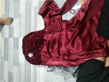 Product Review of set ao dài nữ chat vai nhung quần lụa tuyet nhung di du xuan Women( ko co hoa cai) Dress from G** N** B**t N** ** 1