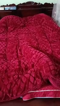 Product Review of Chăn lông thỏ COCO đại hàn 3kg cao cấp hàng loại 1, chăn mền tuyết lông thỏ siêu ấm, giữ nhiệt tốt KT 200x230cm chăn gió vương miệng tím mềm mại mùa chan muadong đủ mầu chỉ giặt khô long đông chăncoco from X** 0