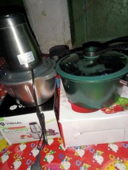 Product Review of Vishal Combo 3in1 [COD] Panci Presto + Blender Penggiling Daging Stainless + Pisau Set 6in1 from S**i N**l M**h 3