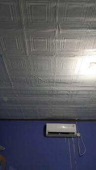 Product Review of Wallpaper Dinding 3D Motif kotak-kotak 70x70cm 3d Timbil Self Adhesive  kotak from n**4 1