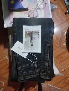 Product Review of Quần Jean Ống Rộng "Uri Jeans" Tulidu, Ống Đứng Rộng Chất Co Giãn Vải Cotton Jeans Cao Cấp [S90] from @**) 0