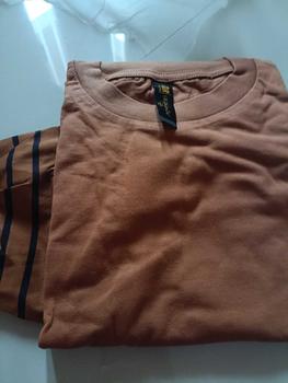 Product Review of QR PROJECT ID - KAOS POLOS OVERSIZE LENGAN PANJANG STRIPE SALUR WITH SLIT from A** 3