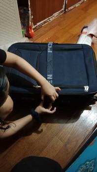 Product Review of Polo Ben Size 24 Inch Koper Kain Kanvas Original Bagasi Premium from T**1 1