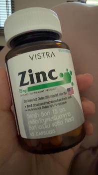 Product Review of VISTRA ZINC 15MG  - วิสทร้า ซิงก์ 15 มก. from เ**🎀 0