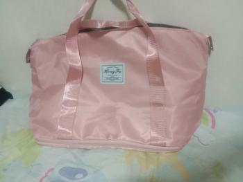 Product Review of STAY YOUNG #2813 Fashion Large Capacity Folding Bag Travel Bags Tote Handbag Waterproof Women Shoulder Bag from @**♋ 1