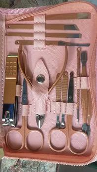 Product Review of Manicure Set 32 in 1 Alat perawatan kuku 1 Set isi 32pcs Set Manikur Perawatan Kuku gunting nail tangan Kotoran Mempercantik from m**a b**t p**a 3