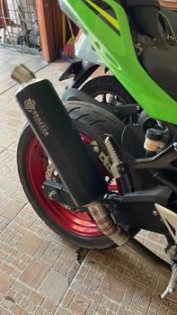 Product Review of silincer Racing Big volume inlet 50mm knalpot racing Original Brazzer exhaust silincer only from c**v 1