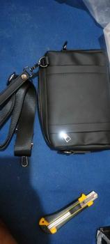 Product Review of Tas Selempang Pria Kulit Tas Tangan Clutch Bag Pria PRAHA BLACK hitam cowok from S** F**y 0