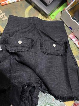 Product Review of Bộ Dạ Nữ Áo Dạ Tweed kèm Chân Váy chữ A Tua Rua Tiểu Thư xinh xắn và cá tính Top Kem from c**9 1
