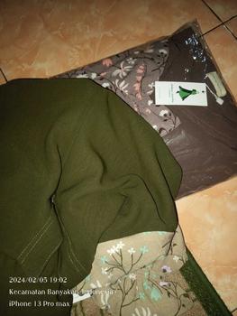 Product Review of GALERYSISCHA Abrina Dress Gamis Wanita || Jenna Crinkle Lembut Nyaman Oversize Simple from A**i 0