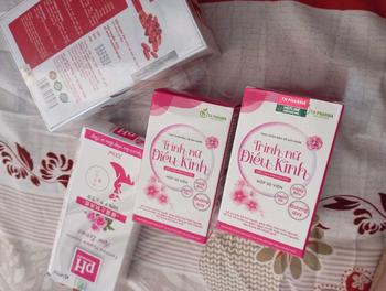 Product Review of -Combo 1 hộp Viên uống bổ sung nột tiết Vita E đỏ hoa anh thảo +2 hộp Trinh Nữ Điều Kinh. Giúp da sáng mịn cân bằng nội tiết, điều hoà kinh nguyệt, hỗ trợ tốt thả bebe(tặng 1 chai Ddvs Lady care  150ml) from N**c T**y ** 0