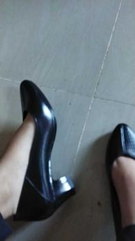 Product Review of READY STOCK EVA Kasut Middle Heel Women's OL Office Shoes Comfortable Kasut Kerja Kasut Perempuan Wanita from ˗** q**l ˎ**🐣 1
