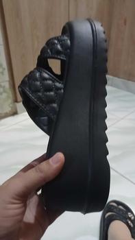 Product Review of 【GSI Shoes】Sandal Wanita Sendal Selop Wedges Wanita Kekinian Bahan Karet EVA Rubber Elastis Empuk dan Ringan Jelly Shoes heel slippers from h**n 3