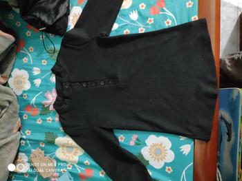 Product Review of Áo thun dài tay xẻ cúc chất thun gân Hàn dày mịn co giãn lót cotton Coolme Nữ Top from N**1 0