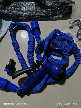 Product Review of 25FT-150FT Home Magic Hose Spray Water Gun Flexible Hose Car Wash Flower Watering Garden Supplies from J**y A** F**n L**i 0