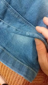 Product Review of quần shock jean bò nam vải jean dày dặn sweat sport 45-95kg from H**g P**m 0
