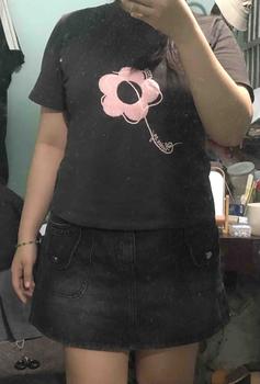 Product Review of [55-90kg] Quần váy jean đính hạt lưng cao Women from M**2 0