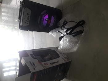 Product Review of [KÈM MICRO] Loa Bluetooth ZQS-6141 Công suất lớn, Có thể karaoke ngoài trời, Hỗ trợ đèn led nhấp nháy theo nhạc from T**n N**t T**g 0