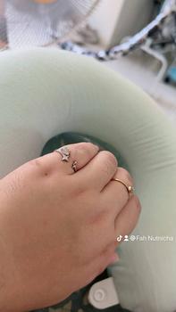 Product Review of แหวนโอปอลแท้ | ซื้อ 1 แถม 3 | แถมเครื่องประดับ แถมกล่อง แถมผ้าเช็ด l แหวนพลอยโอปอลแท้ แหวนเงินแท้ แหวนพลอยแท้ from F** N**a 0