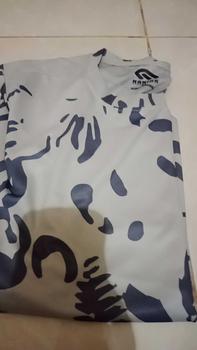 Product Review of MANIAK Baju Olahraga Lengan Pendek Wanita Corak Motif Atasan Senam Running Lari Zumba Gym Fitnes (MP02 S/S) from D**i O**i 0