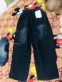 Product Review of Quần Jean Xuông Hiphop Túi Dây và AG Sau Túi Cho Bé - Dòng Sản Phẩm Mới Nhất, Đen/Xanh, Sz10-15 quan  ring trai 46ki from T**t m**n 0