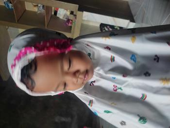 Product Review of MUKENA ANAK KARAKTER MUKENA ANAK MURAH 2-9TH Bunga Polka Dot Putih Muslim from s**n 2