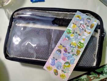 Product Review of Túi đựng bút DẠNG HỘP PVC eslite 5 ngăn [Taphoagaunho] from k**🐾 0
