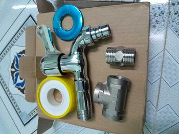 Product Review of Vòi nước, vòi hồ mỏ vặn nước xả mạnh thân hợp kim kẽm mạ bóng mỏ gắn ống dẻo 16 18 mỏ mở được from T**ứ 0