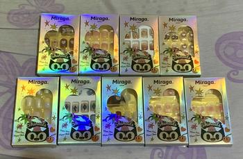 Product Review of 24pcs False Nails Art Artificial Nails with Jelly Glue Press On Nails Set for Engagement COD L300-399 from T**a 0