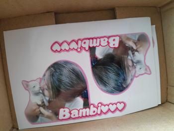 Product Review of 1 คำสั่งซื้อ ได้ 4 แผ่น สติ๊กเกอร์รูปแฟน สติ๊กเกอร์ชื่อ สติ๊กเกอร์ชื่อแฟน  เปลี่ยนรูปได้ เปลี่ยนคำ เปลี่ยนสีได้ Sticker from 苏**🕉 0
