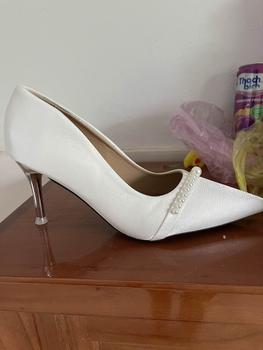 Product Review of Giày cao gót mũi nhọn gắn ngọc Nữ Shoes from Đ**g N**c D**p 1