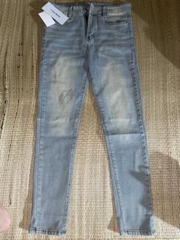 Product Review of Quần jeans nam xanh bụi 105 trơn basic co giãn form skinny from T** 🎙** 1