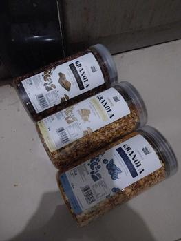 Product Review of Grainnola 500 gr Varian Rasa Granola Timur Tengah Cemilan Sehat , Oatmeal With Almond & Mete, Sereal Sarapan Sehat Rendah Kalori from L**8 3