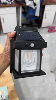 Product Review of Đèn Gắn Tường, Đèn Vườn Sử Dụng Năng Lượng Mặt Trời, Cảm Biến Tự Động, 3 Chế Độ Ánh Sáng Tiện Dụng from ** T**c Đ** V**g ** 0