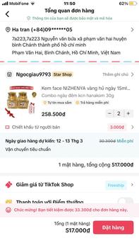 Product Review of Kem face NIZHENYA vàng hủ ngày 15ml và hủ đêm 15ml hỗ trợ Làm Đẹp Da Nữ Skincare. from K** O**h n** 0