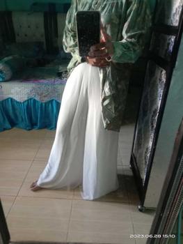Product Review of Jeha Kulot - Bawahan Wanita - Ceruty - Polos - Celana Rit - Kuliah - Jalan - Santai - Kasual - Elegan - Santai Muslim Panjang from N**e S**i 0