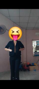 Product Review of Áo Blazer Lửng Ngắn Tay 1 Lớp, áo vest ngắn tay Top Nữ from T**e 3